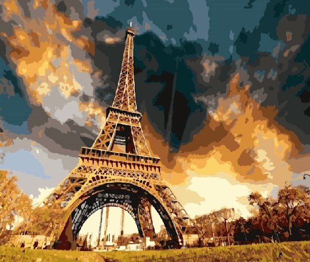 Раскраски по номерам «Париж»