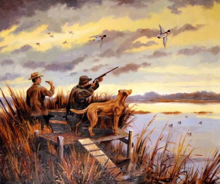Картины по номерам на тему «Охота», «Рыбалка»