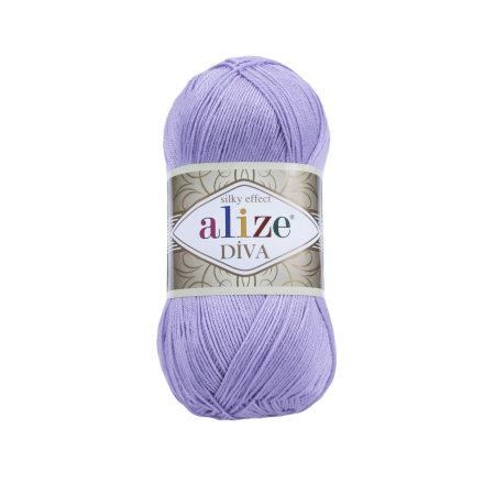Diva (Alize) 158 лиловый, пряжа 100г