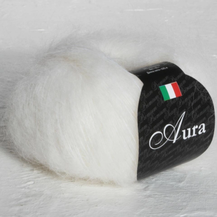 Aura (Seam) 800 белый, пряжа 25г