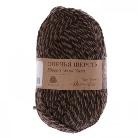 Овечья шерсть 896М меланж, пряжа 100г