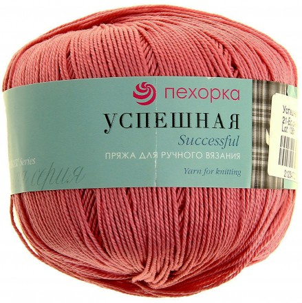 Успешная (Пехорка) 21 брусника, пряжа 50г