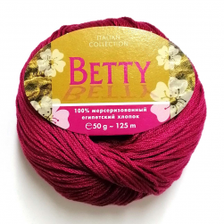 Betty (Weltus) 24 малиновый, пряжа 50г