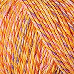 Jeans Tropical (Yarnart) 617 оранжевый меланж, пряжа 50г