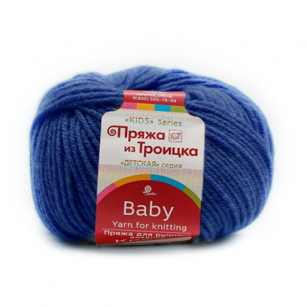 Кроха (ТКФ) 256 св.джинсовый, пряжа 50г