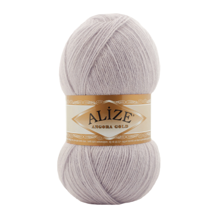 Angora Gold (Alize) 632 серебристый, пряжа 100г