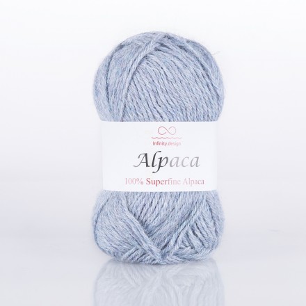 Alpaca (Infinity) 0838 голубой, пряжа 50г