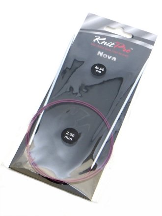 10322 Nova Metal KnitPro спицы круговые 2,5 мм 80 см