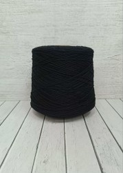 Millefili черный, пряжа бобинная итальянская 1г