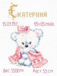 80-02 &quot;Моя малышка!&quot; набор для вышивания крестом