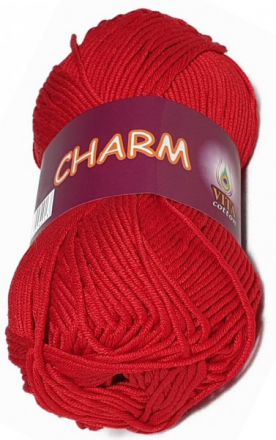 Charm (Vita) 4504 красный, пряжа 50г