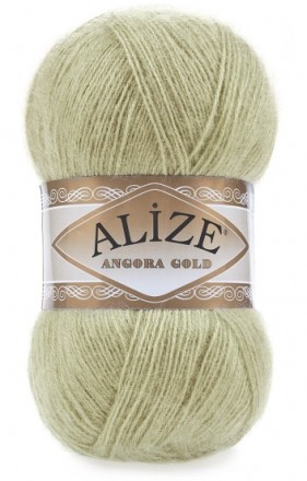 Angora Gold (Alize) 267 оливковый, пряжа 100г
