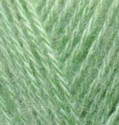 Angora Gold (Alize) 852 зеленая трава, пряжа 100г