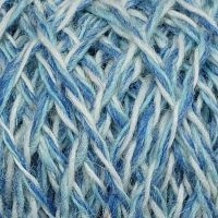 Теплая Ангорка (Рассказовская) 30 голубой меланж, пряжа 100г