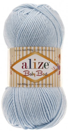 Baby Best (Alize) 183 св.голубой, пряжа 100г