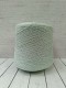 Cottone Cashmere () белый-мята, пряжа бобинная итальянская 1г