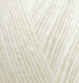 Superwash Wool (Alize) 01 кремовый, пряжа 100г