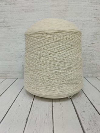 Uncas (Loro Piana) молочный, пряжа бобинная итальянская 1г