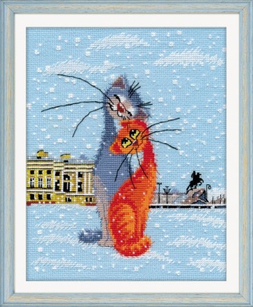 1032 &quot;Кошки-крошки&quot; набор для вышивки крестом