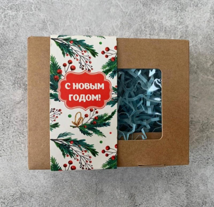 Футляр &quot;С Новым годом!&quot; (ветки с ягодами)