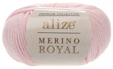Merino royal (Alize) 31 св.розовый, пряжа 50г