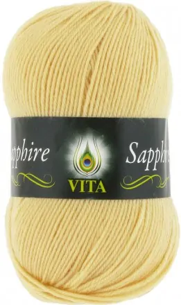 Sapphire (Vita) 1535 светло-желтый, пряжа 100г