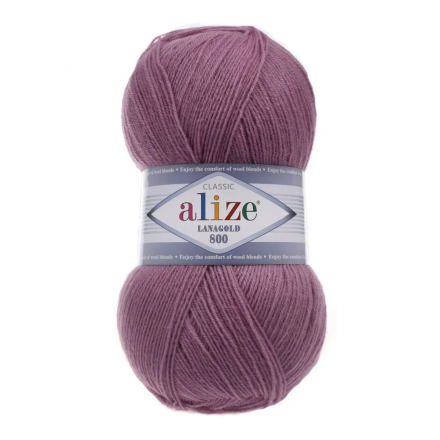 Lanagold 800 (Alize) 440 т.сухая роза, пряжа 100г