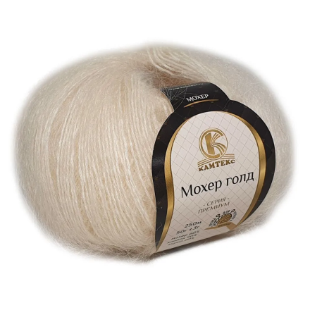 Мохер Голд (Камтекс) 134 фарфоровый, пряжа 50г