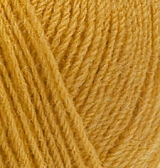 Lanagold 800 (Alize) 645 горчица, пряжа 100г
