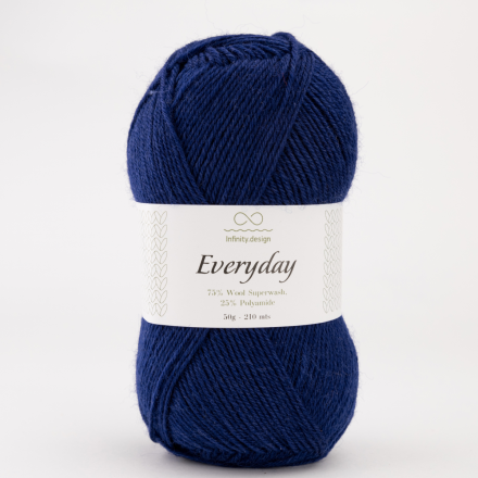 Everyday (Infinity) 5575 т.синий, пряжа 50г