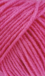 Dolly Maxi (Laines du Nord) 409 яркий розовый, пряжа 50г