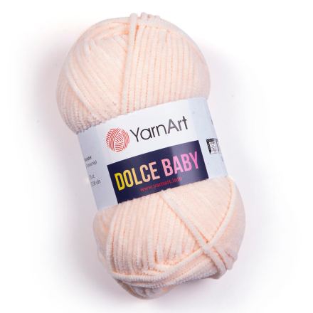 Dolce Baby (Yarnart) 779 св.персик, пряжа 50г