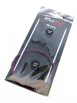 10365 Nova Metal KnitPro спицы круговые 3 мм 100 см