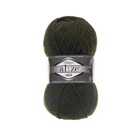 Superlana Midi (Alize) 241 т.зеленый, пряжа 100г