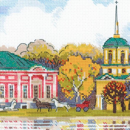 1734 &quot;Усадьба Кусково&quot; набор для вышивки крестом