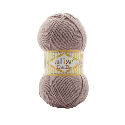 Baby Best (Alize) 142 розово-бежевый, пряжа 100г
