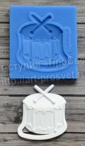 ARTMCH035 &quot;Барабан&quot;, молд силиконовый