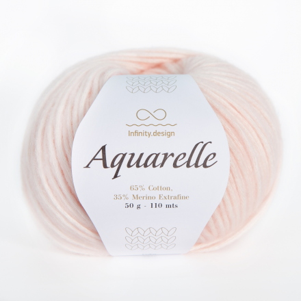 Aquarelle (Infinity) 3511 пудровый, пряжа 50г