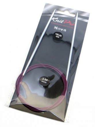 11350 Nova Metal KnitPro спицы круговые 3,5 мм 100 см