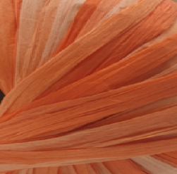 Raffia Multi (Fibra Natura) 117-18 оранжевый микс, пряжа 35г