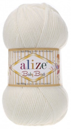 Baby Best (Alize) 450 жемчужный, пряжа 100г