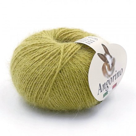 Angorino (Kutnor) 0365 оливковый, пряжа 25г