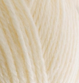 Wooltime (Alize) 01 кремовый, пряжа 100г