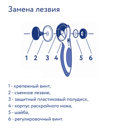 DKQ-045 нож роликовый d 45мм