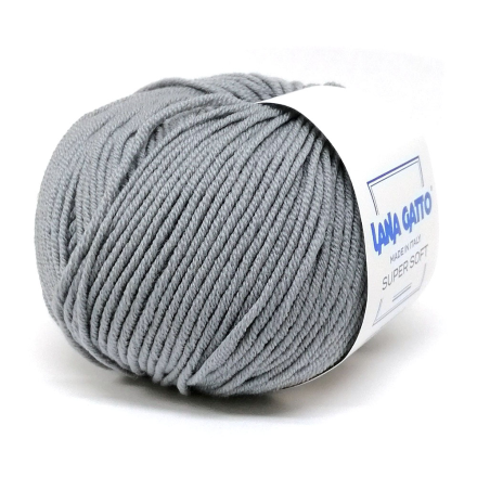 Super Soft (Lana Gatto) 14126 стальной, пряжа 50г
