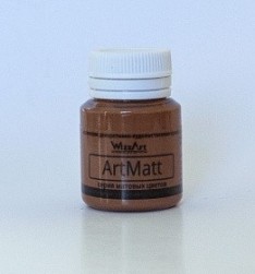 WT2.20 коричневый ArtMatt краска акриловая 20 мл