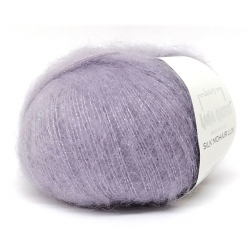 Silk Mohair Lux (Lana Gatto) 9374 приглушенная сирень, пряжа 25г