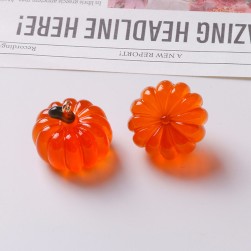 899431 &quot;Тыква 3d&quot; подвеска 22х20 мм, эпоксидная смола