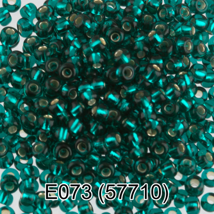 57710 (E073) изумрудный круглый бисер Preciosa 5г