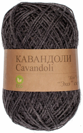 Кавандоли (Россия) 14 серый, пряжа 100г